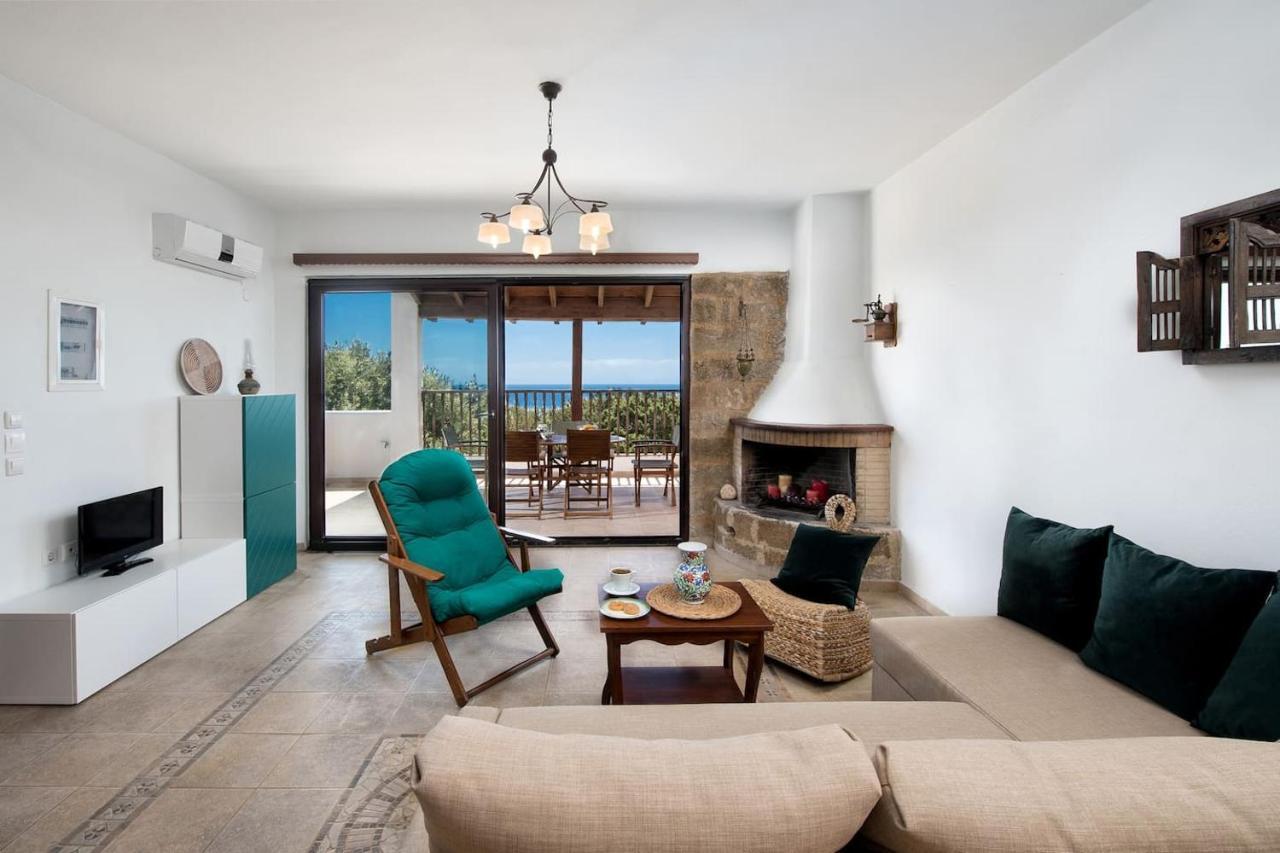Cedrus And Sea, Beachfront House, Gennadi, Rhodes エクステリア 写真